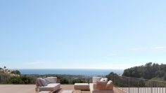 Impressive high-quality minimalist designer villa with spectacular sea views