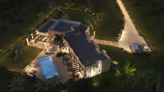 Stunning Ibiza Style Villa Under Construction on a Large Plot near Santa Gertrudis