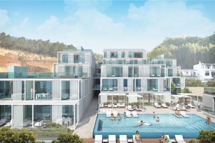 High tech design appartementen aan het strand in Ibiza!