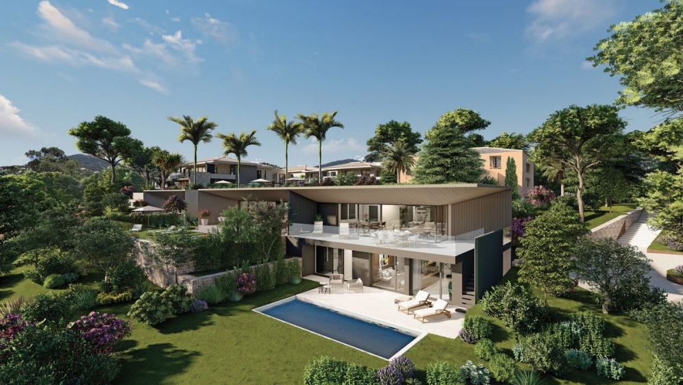 Luxury New-Build Design Villa in Sainte Maxime with Stunning Sea Views close to the beach