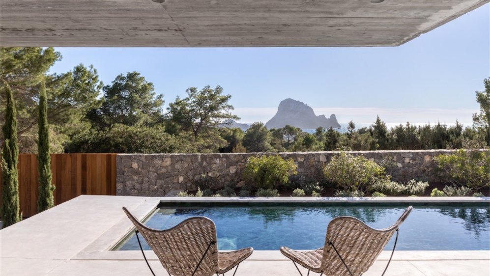 Nieuw gebouwd High tech design villa met schitterend uitzich op Es Vedra